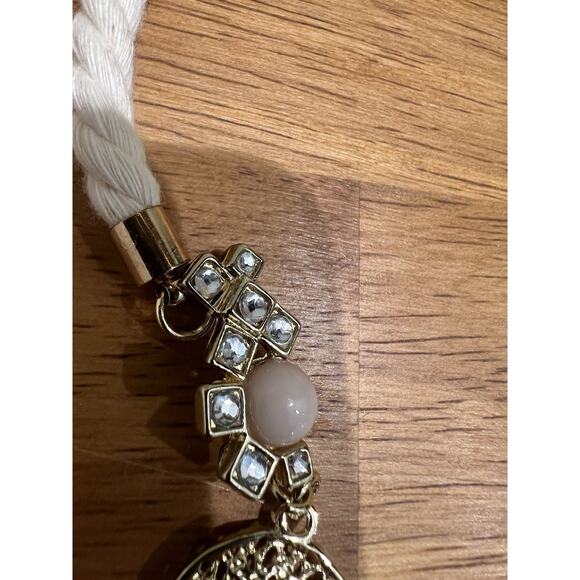 Lot Of Three Necklaces, Flowers, Stone, Chunky, Costume Jewelry Colorful - Picture 3 of 10